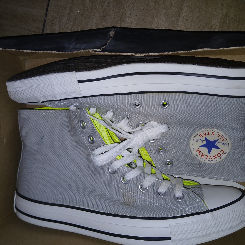 Converse Gray High-Top Sneakers
